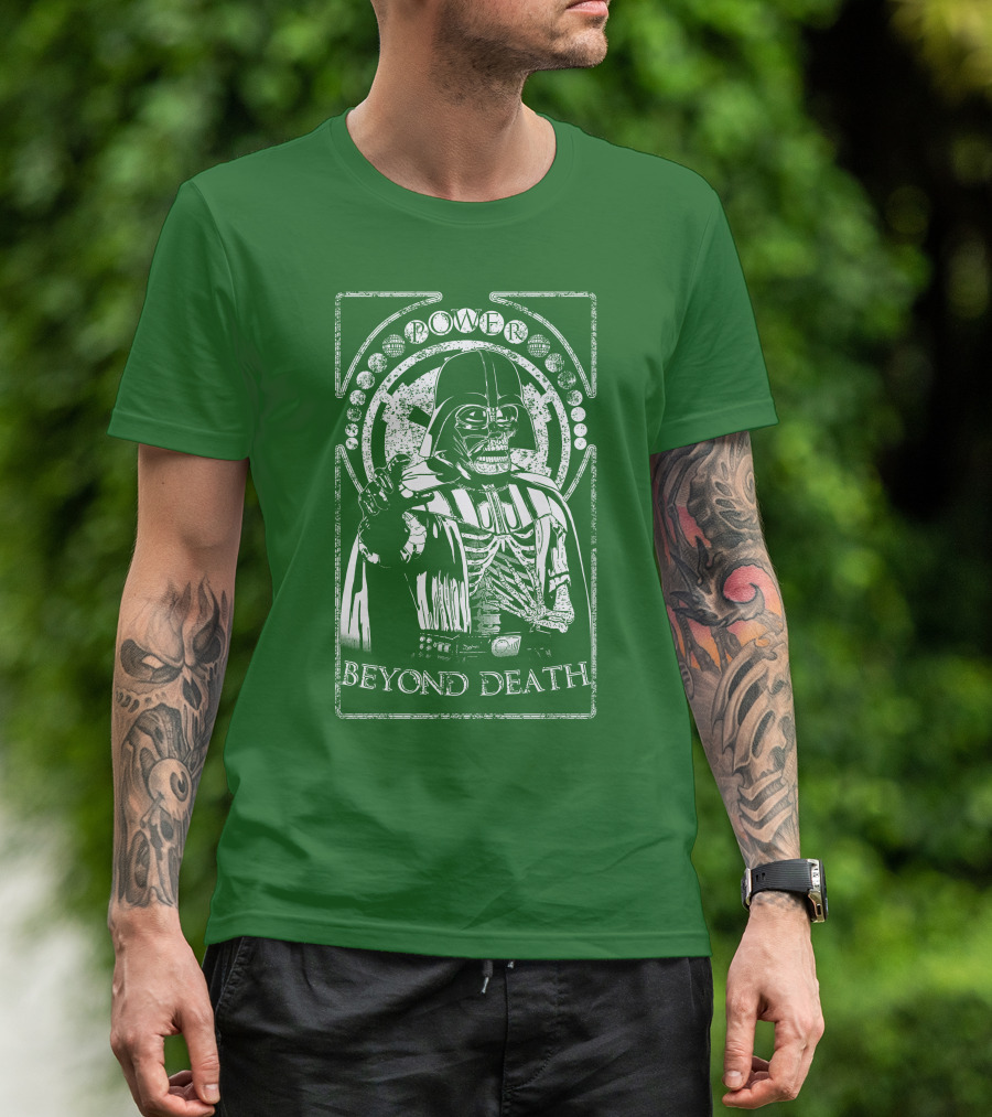 Power Beyond Death Darth Vader Skeleton Vintage T-Shirt