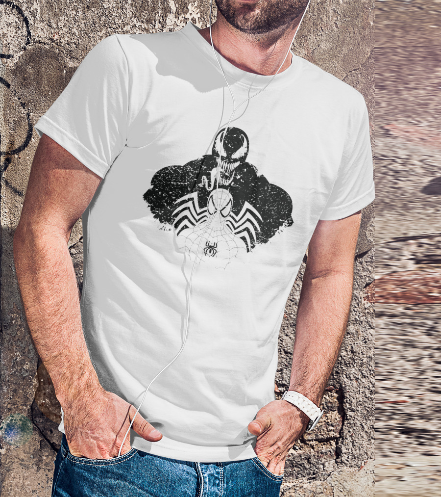 Dark Spider Venom Symbiote Web Fusion T-Shirt