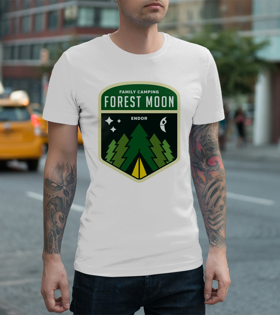 Family Camping Forest Moon Endor T-Shirt