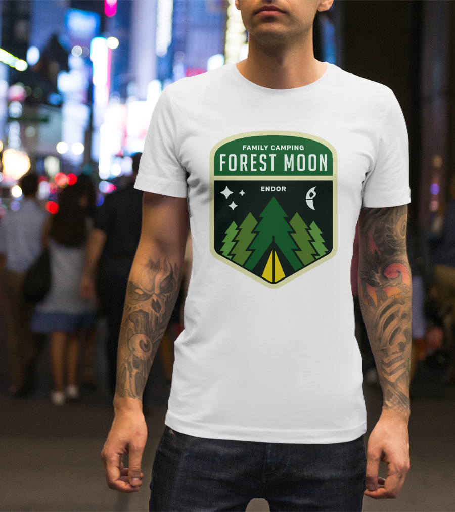 Family Camping Forest Moon Endor T-Shirt