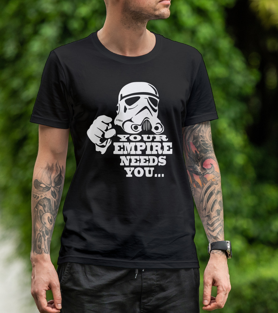 Your Empire Needs You Stormtrooper Recruitment T-Shirt