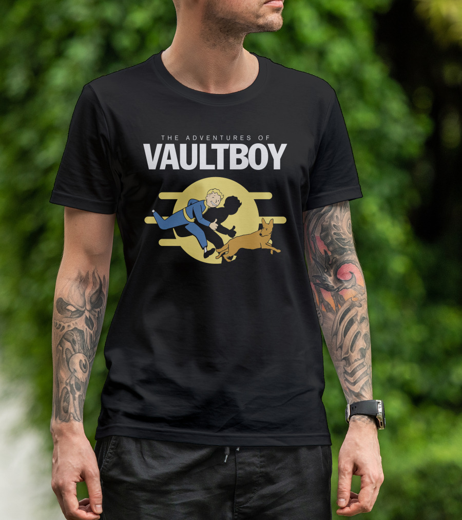 The Adventures Of Vault Boy And His Dog T-Shirt