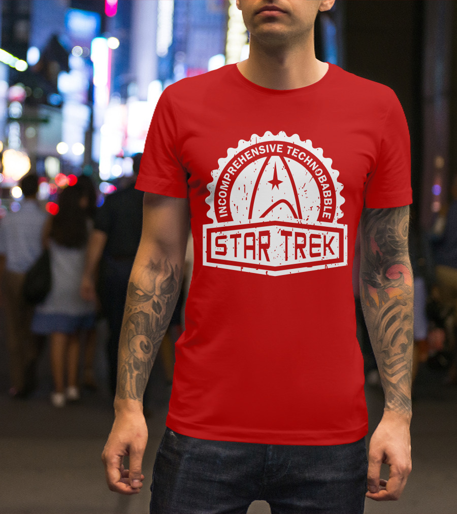INCOMPREHENSIVE TECHNOBABBLE CREST SERIES STAR TREK T-Shirt
