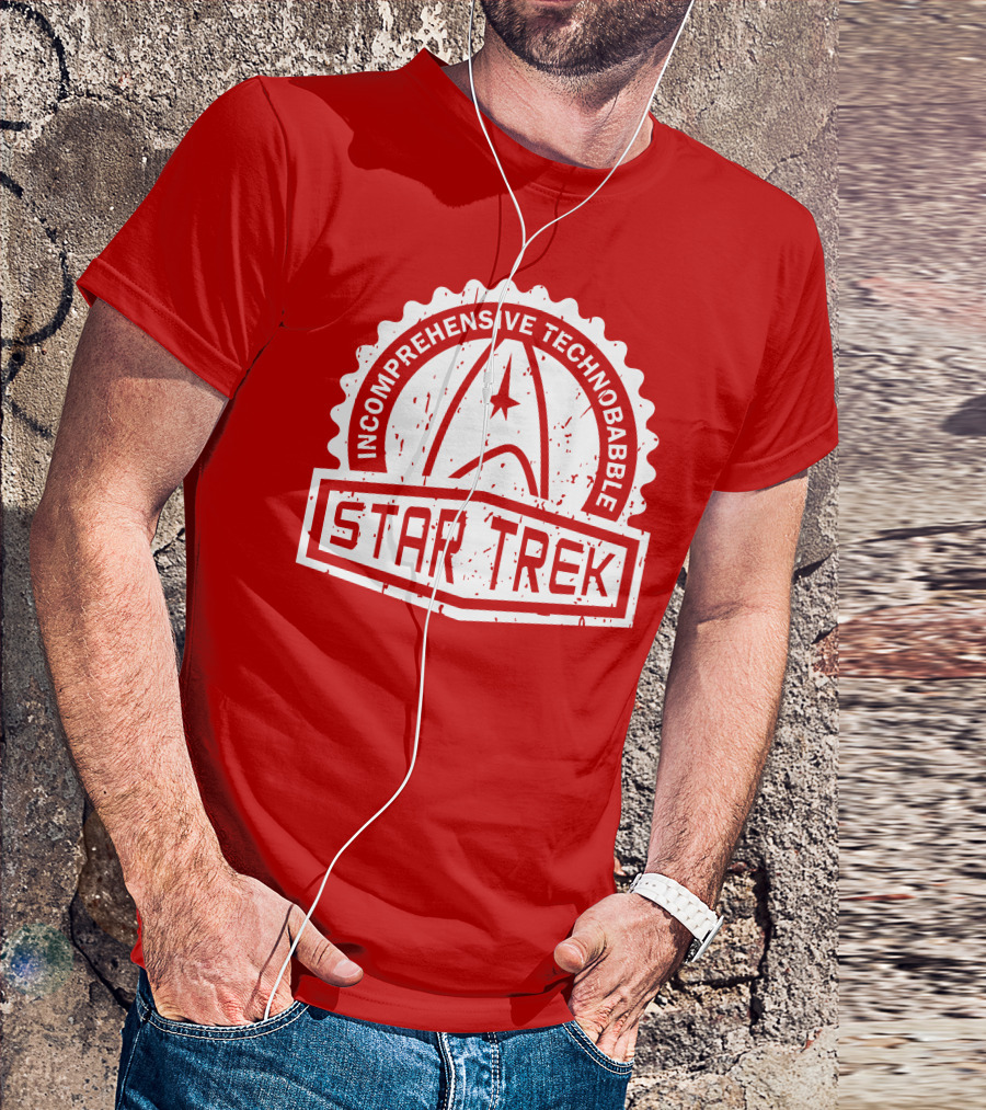 INCOMPREHENSIVE TECHNOBABBLE CREST SERIES STAR TREK T-Shirt