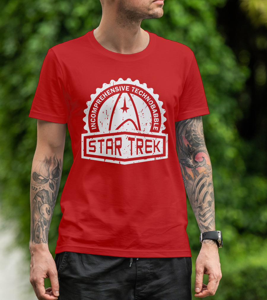 INCOMPREHENSIVE TECHNOBABBLE CREST SERIES STAR TREK T-Shirt