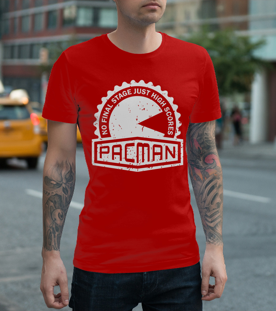 CREST SERIES PacMan No Final Stage Just High Scores T-Shirt