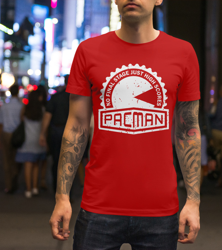 CREST SERIES PacMan No Final Stage Just High Scores T-Shirt