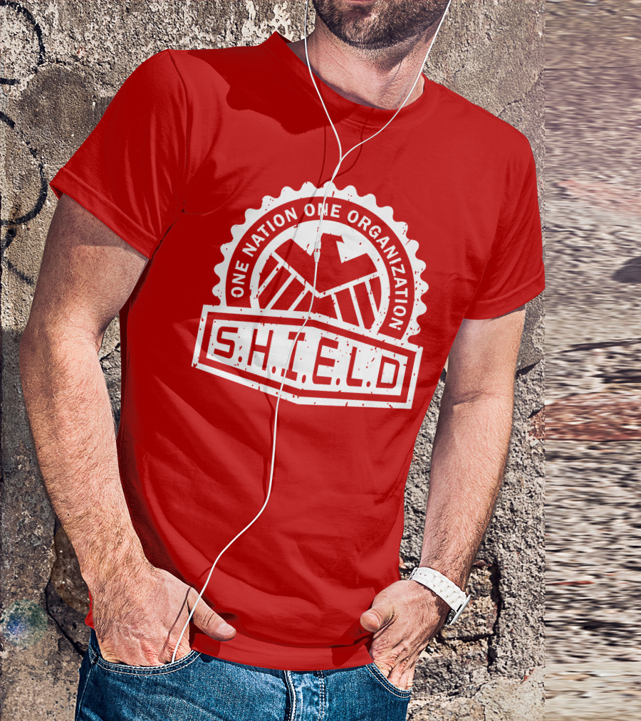 One Nation One Organization S.H.I.E.L.D. Crest Series T-Shirt