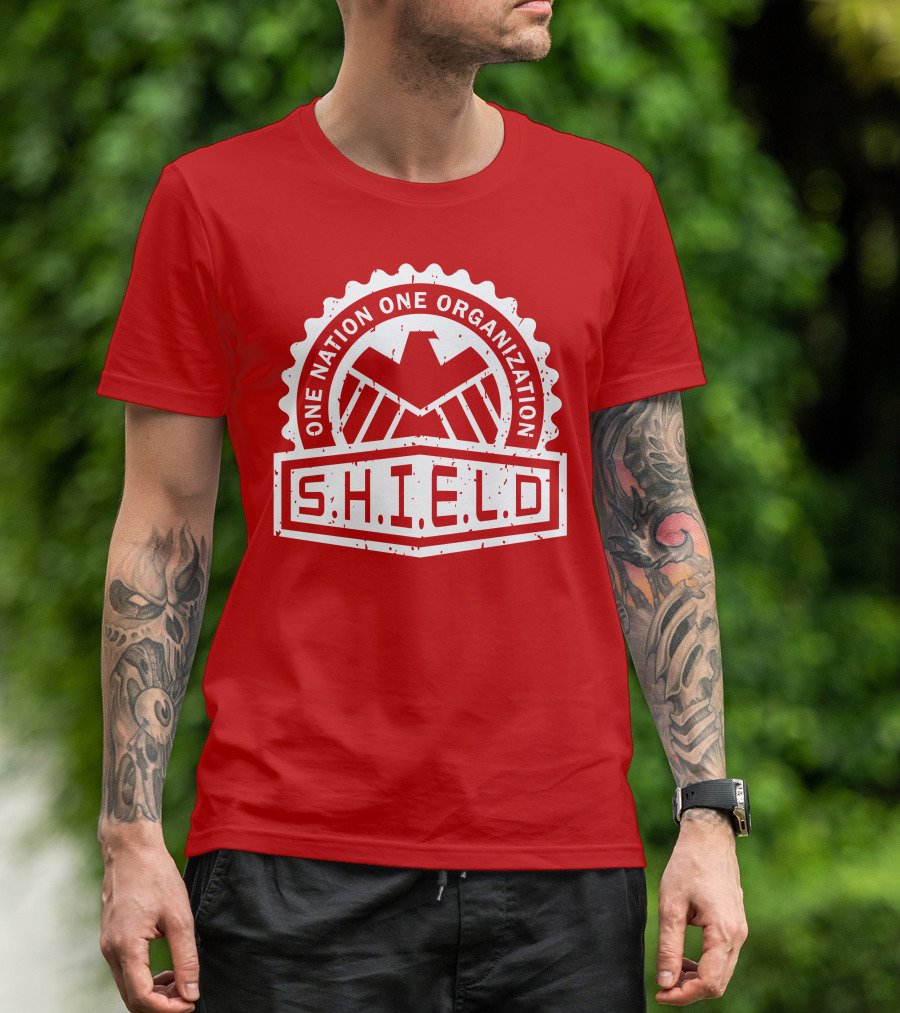 One Nation One Organization S.H.I.E.L.D. Crest Series T-Shirt