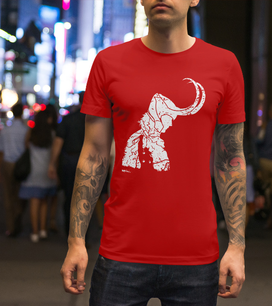 Dark Lord Norse God Trickster Horned T-Shirt