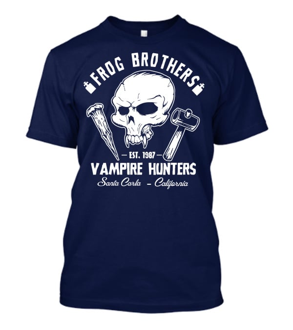 Frog Brothers Vampire Hunters Est. 1987 Santa Carla California T-Shirt
