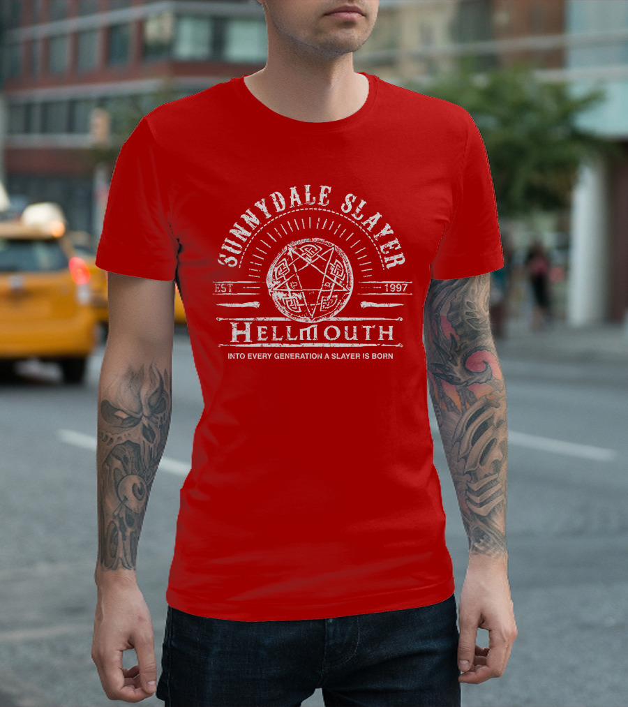 Sunnydale Slayer Hellmouth EST 1997 Into Every Generation a Slayer Is Born T-Shirt