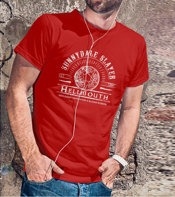 Sunnydale Slayer Hellmouth EST 1997 Into Every Generation A Slayer Is Born T-Shirt
