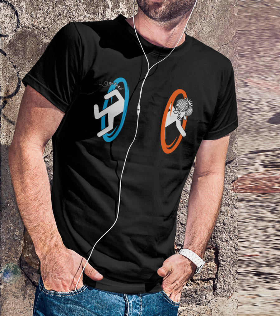Fly Trouble Bzzz Portal Fly Head Collision T-Shirt