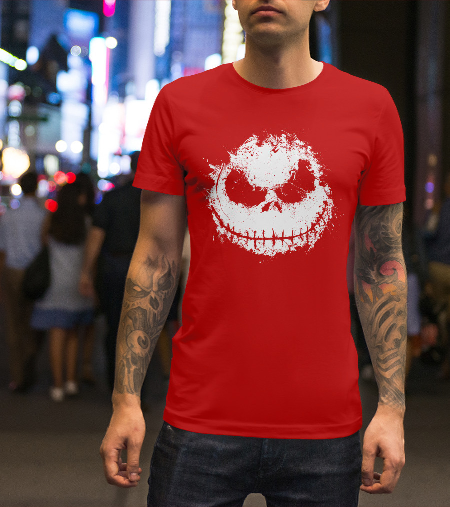 Ink Nightmare Grinning Skull T-Shirt