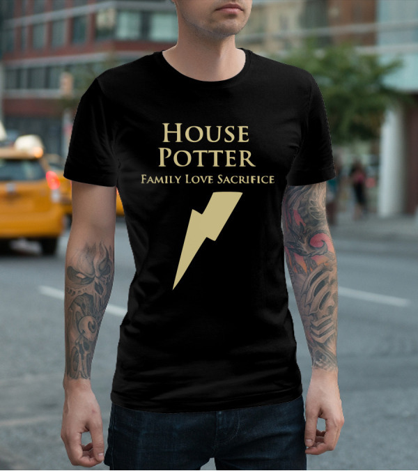 House Potter Family Love Sacrifice Lightning T-Shirt