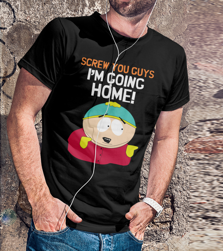 Screw You Guys I'm Going Home South Park Character T-Shirt