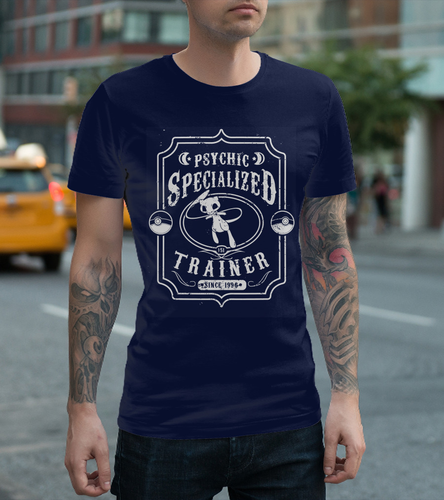Psychic Specialized Trainer Mew Since 1996 T-Shirt