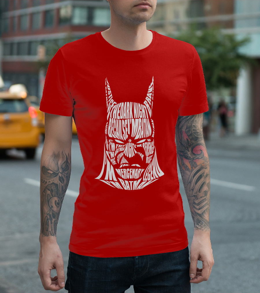 The Dark Knight Rises Batman Legend Mercenary Justice T-Shirt
