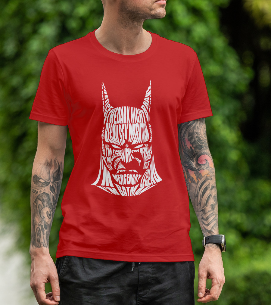 The Dark Knight Rises Batman Legend Mercenary Justice T-Shirt