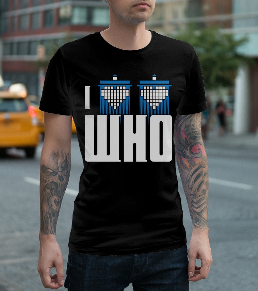 I Heart TARDIS Who T-Shirt