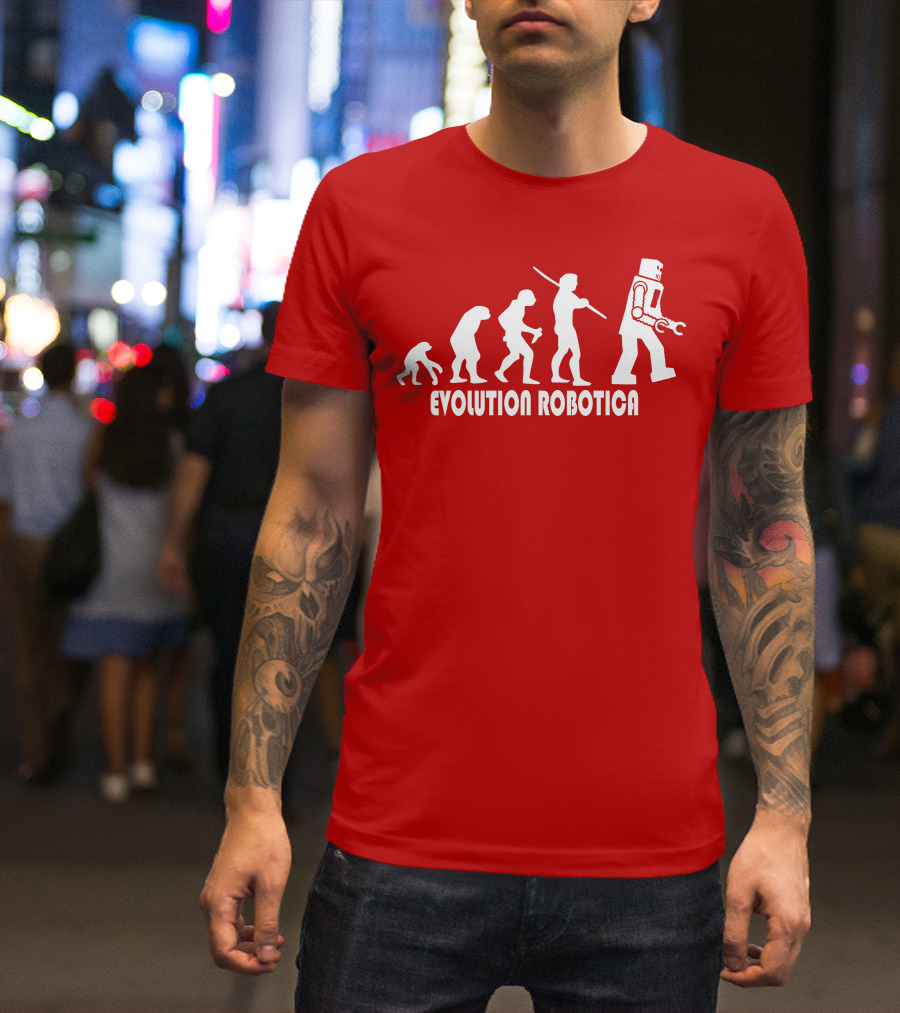 Evolution Robotica Human To Robot Transformation T-Shirt