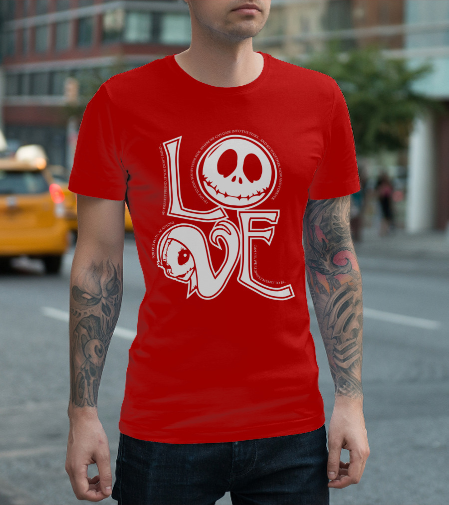 Love Is Eternal Nightmare Before Christmas T-Shirt
