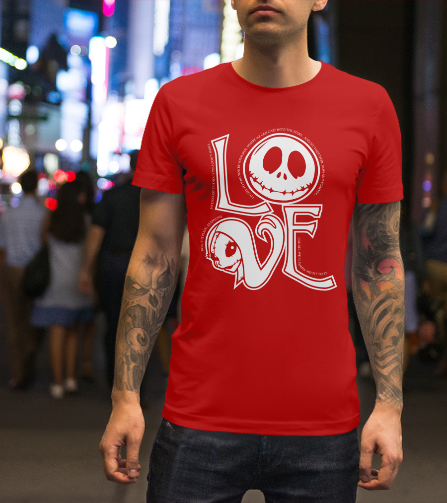 Love Is Eternal Nightmare Before Christmas T-Shirt