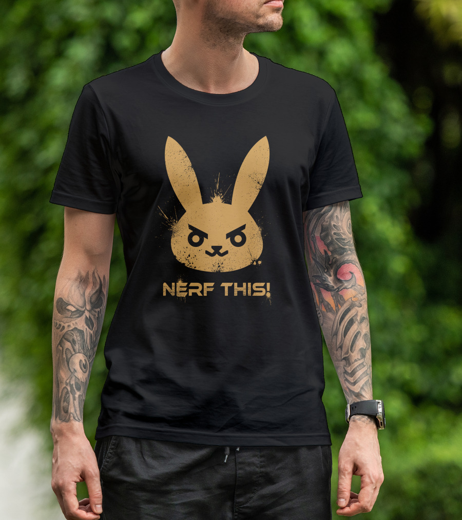 Nerf This Bunny Gaming T-Shirt
