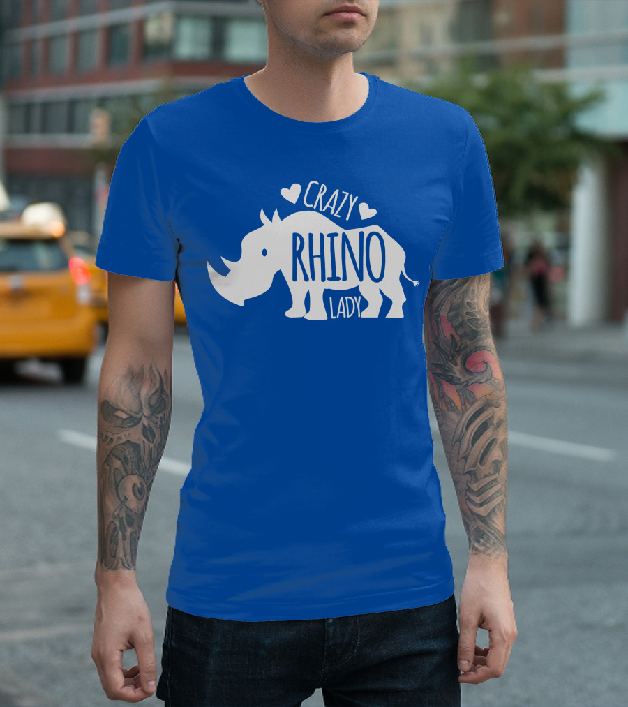 CRAZY RHINO LADY T-Shirt