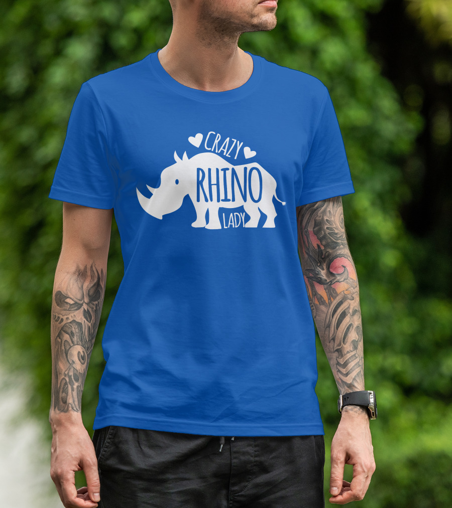 CRAZY RHINO LADY T-Shirt