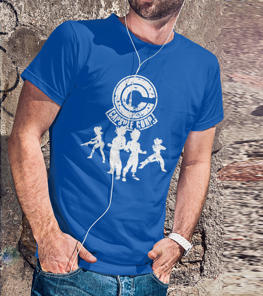 Capsule Corp Dragon Ball Z Characters T-Shirt