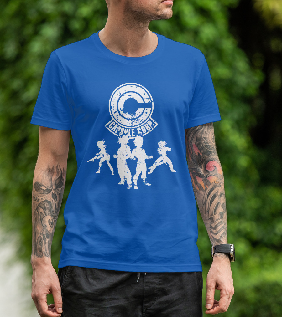 Capsule Corp Dragon Ball Z Characters T-Shirt