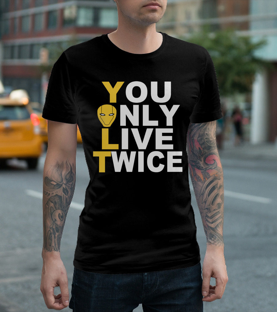 Red Hood YOLT You Only Live Twice Mask T-Shirt
