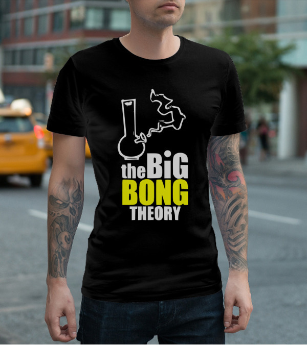 The Big Bong Theory White Bong Smoke T-Shirt