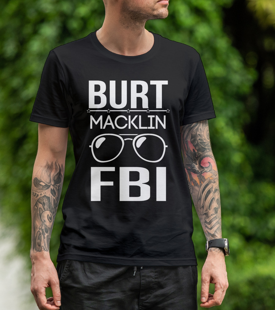 Burt Macklin FBI Sunglasses Stars T-Shirt