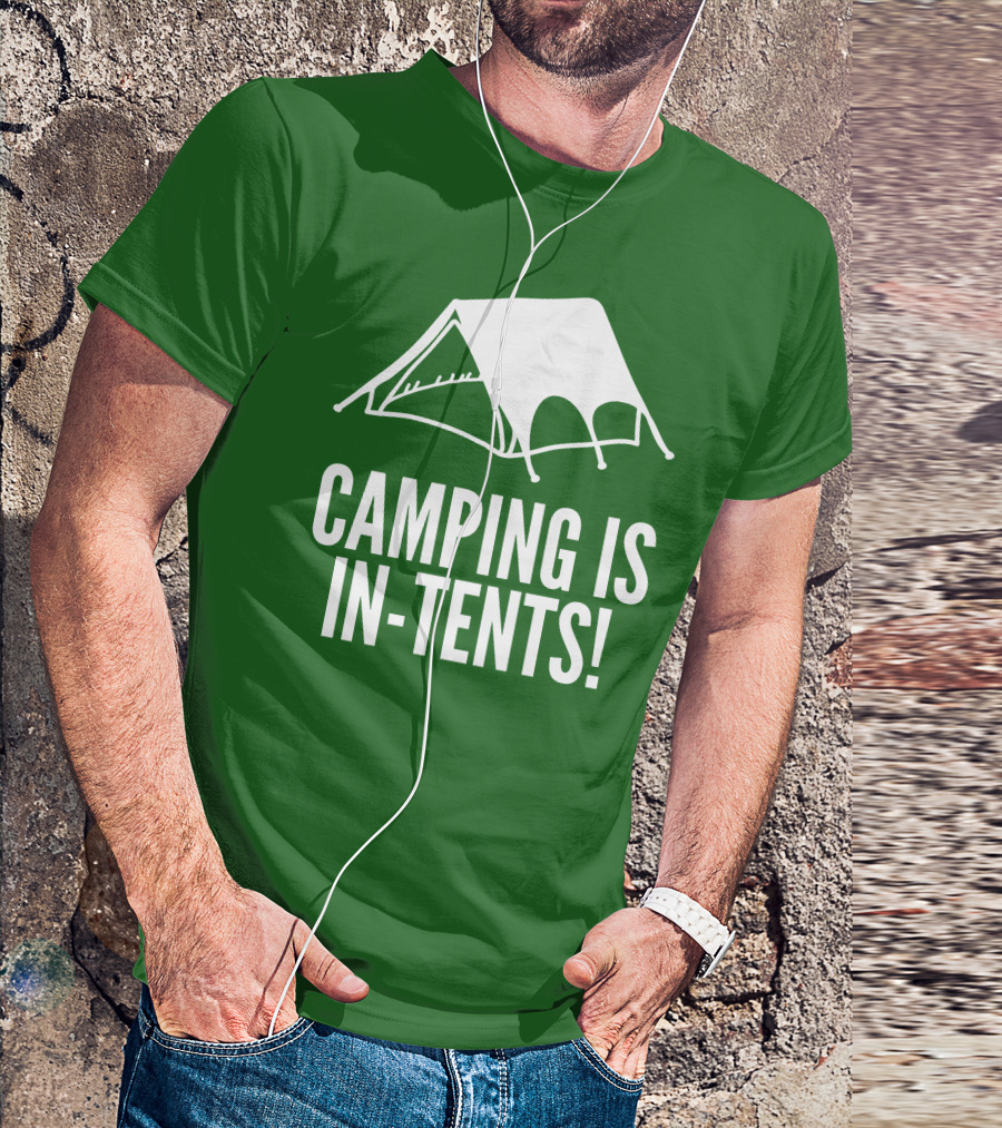 Camping Is In-Tents Camping Tent Image T-Shirt