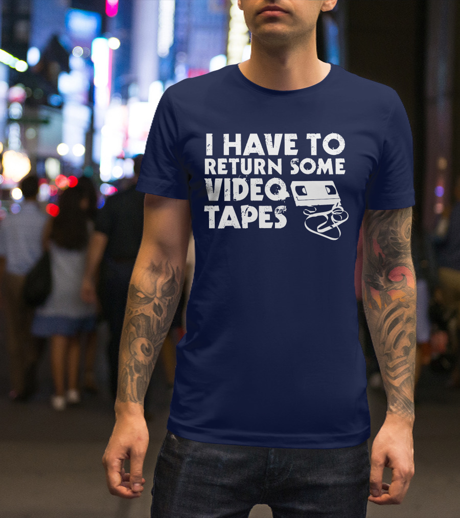 I Have To Return Some Video Tapes American Psycho T-Shirt