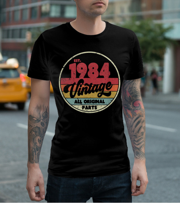 Est. 1984 Vintage All Original Parts T-Shirt