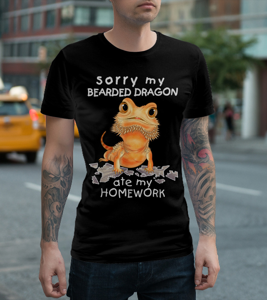 Sorry My Bearded Dragon Ate My Homework T-Shirt