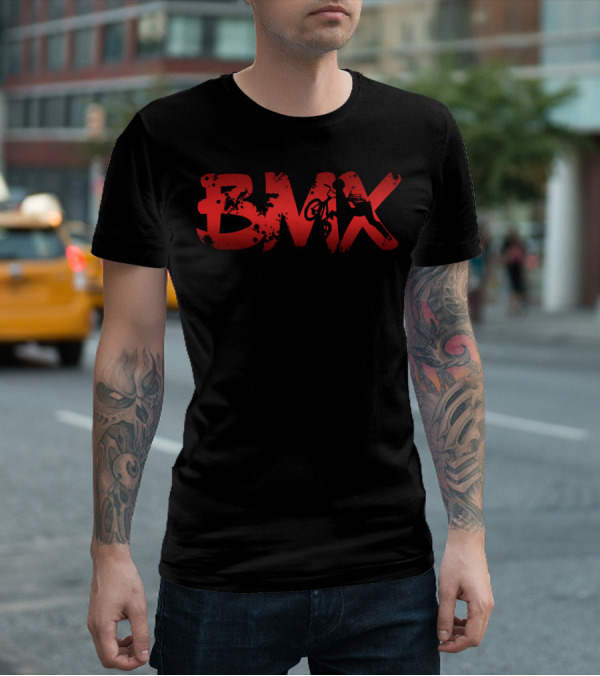 BMX Distressed Kids Bike Riders T-Shirt