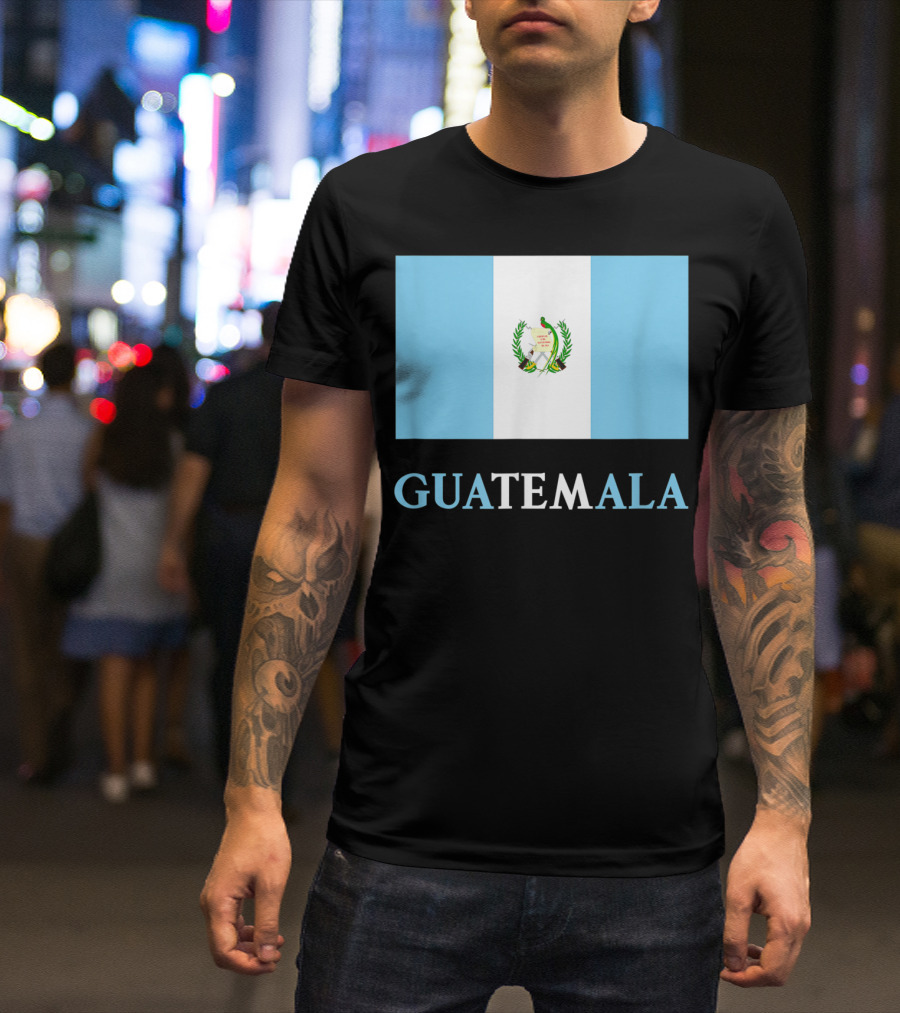 Guatemala Flag Bandera Guatemalteca Guatemala T-Shirt