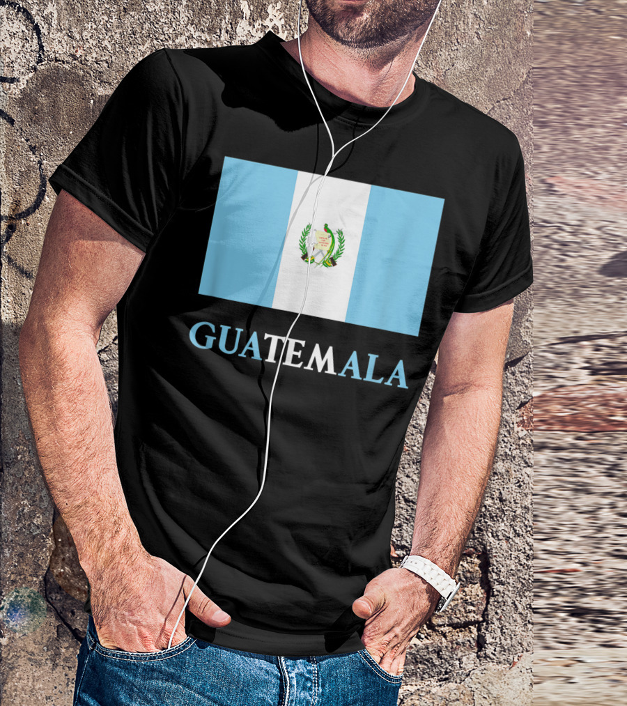 Guatemala Flag Bandera Guatemalteca Guatemala T-Shirt