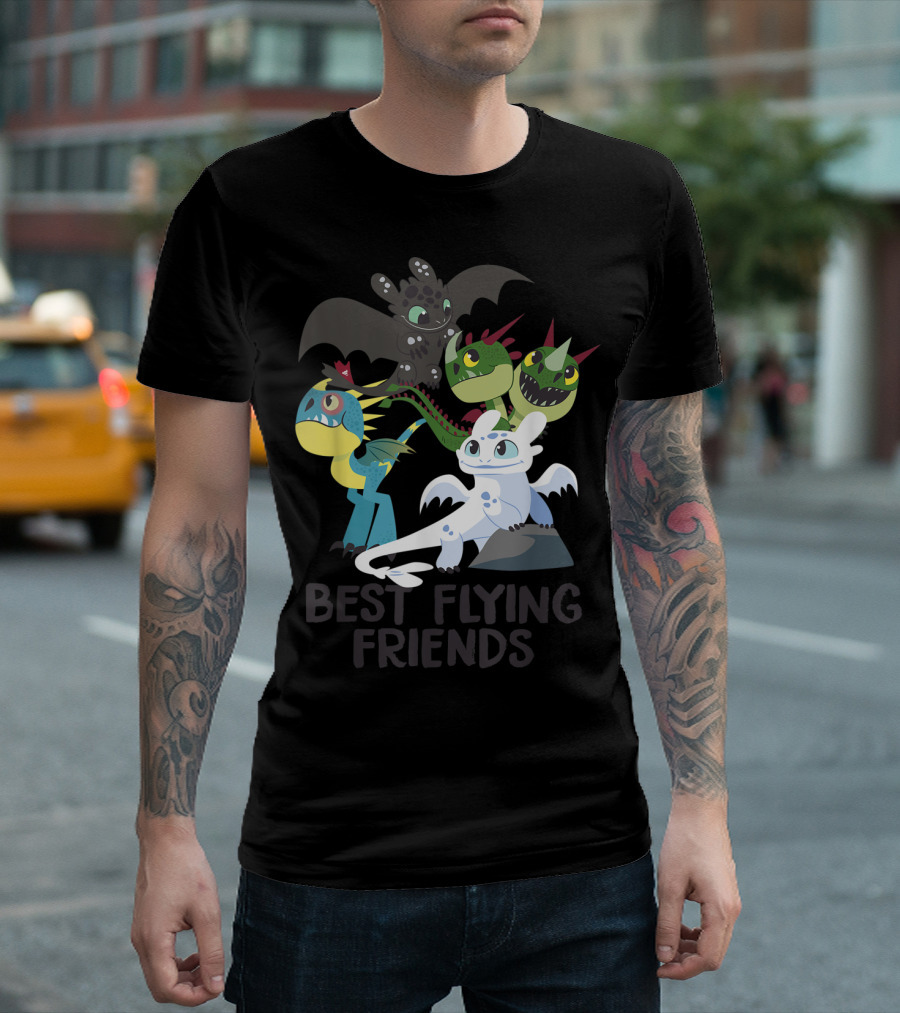 Best Flying Friends How To Train Your Dragon 3 Hidden World T-Shirt