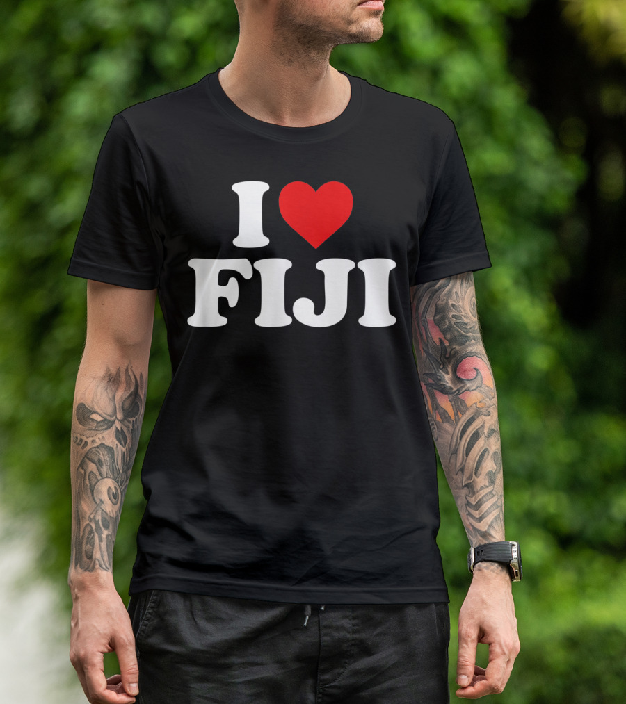 I Heart Fiji Love T-Shirt