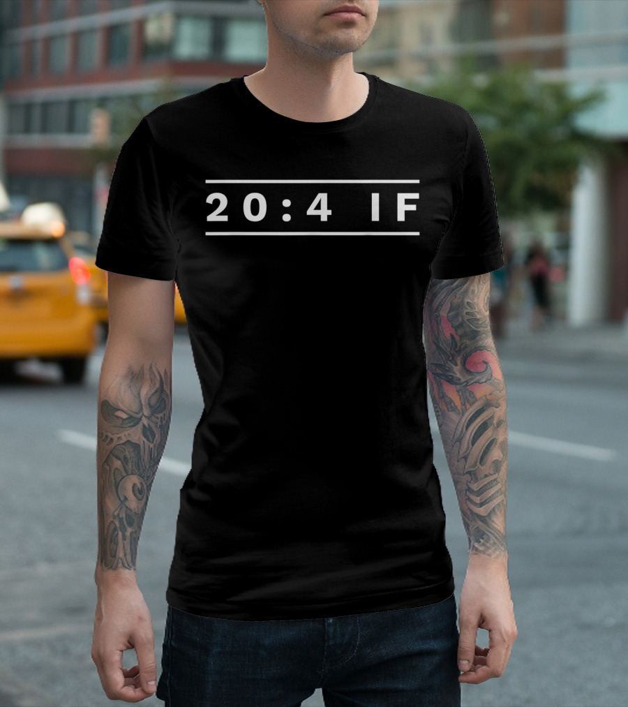 20:4 IF Intermittent Fasting Weight Loss Strategy T-Shirt