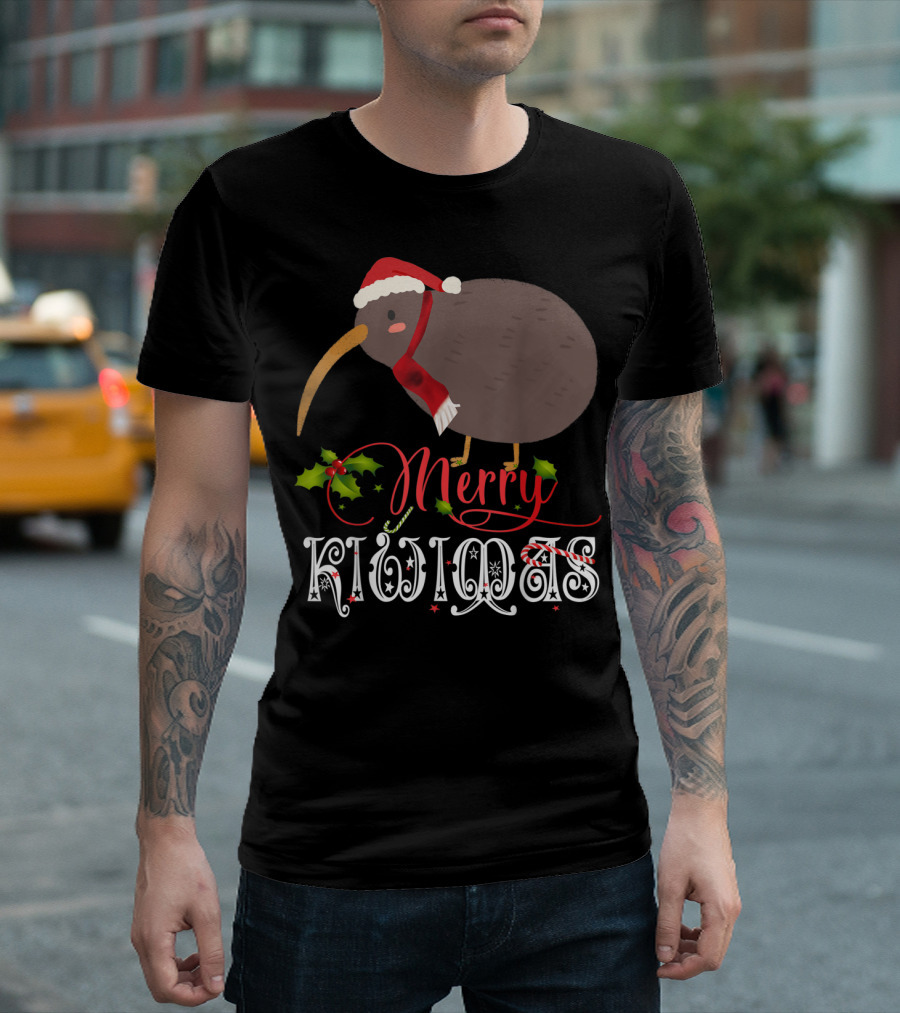 Merry Kiwi Christmas Family Matching T-Shirt