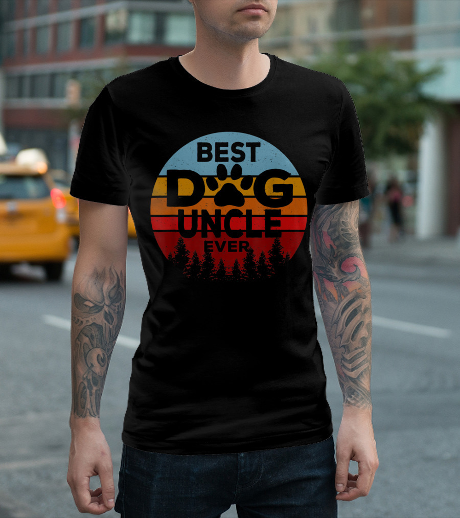 Best Dog Uncle Ever Vintage T-Shirt