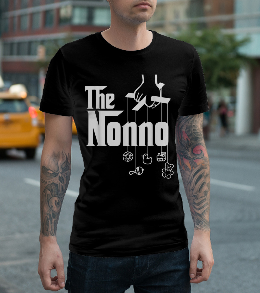 The Nonno Italian Grandpa Puppet Toys Baby Shower T-Shirt