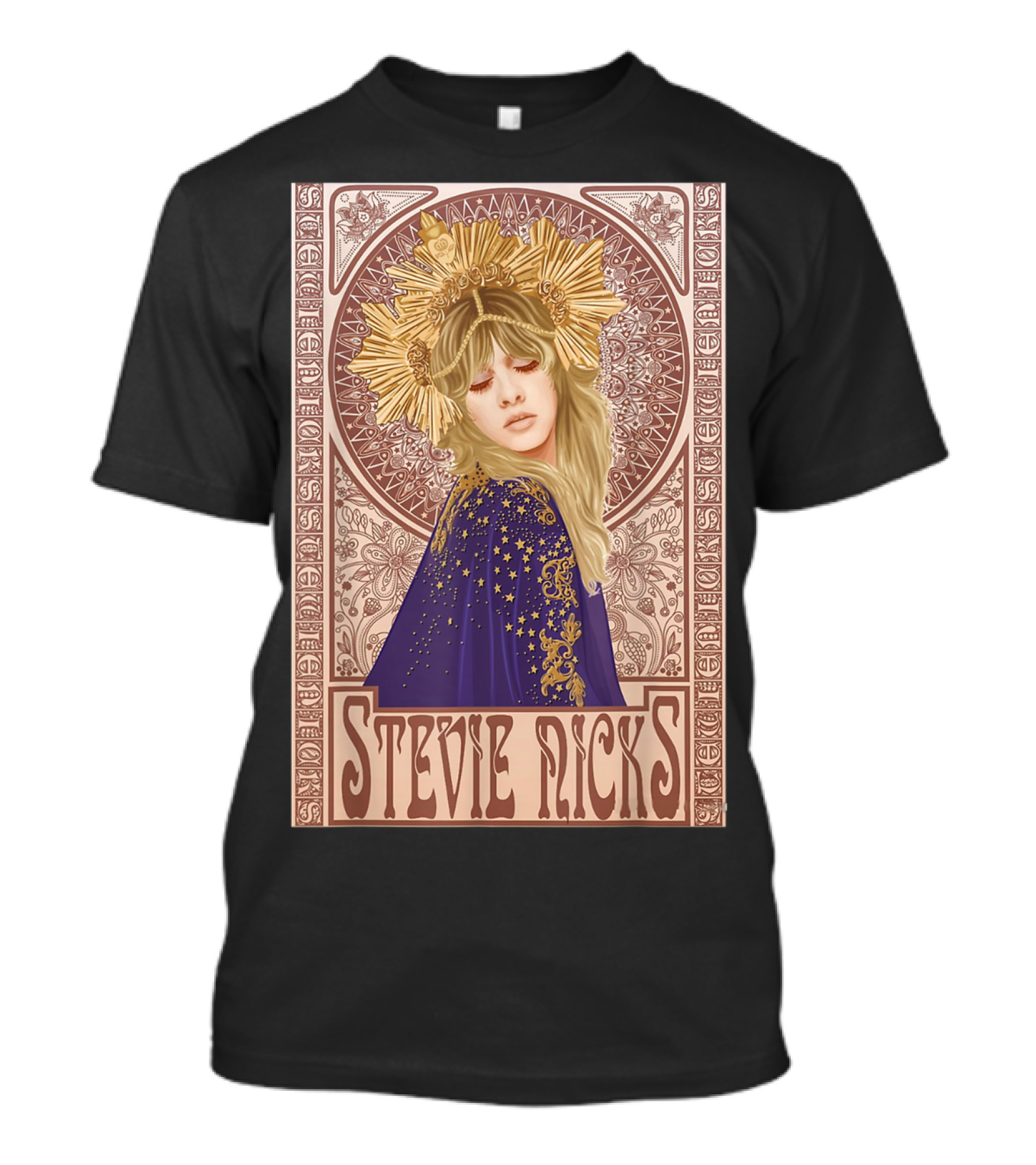 Stevie Nicks Retro Art Nouveau T-Shirt